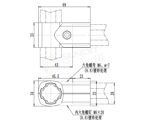 外抱直接頭尺寸圖