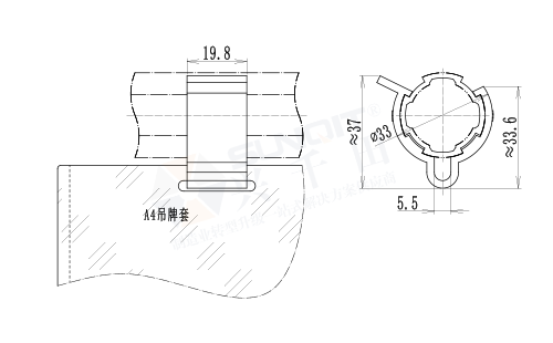 吊牌卡扣尺寸圖