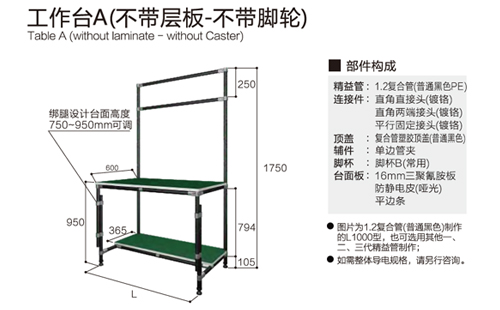 精益管工作臺怎么設(shè)計和安裝？