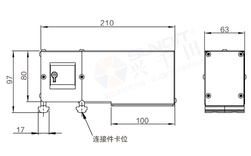 電絞車(chē)(線繩版)尺寸圖
